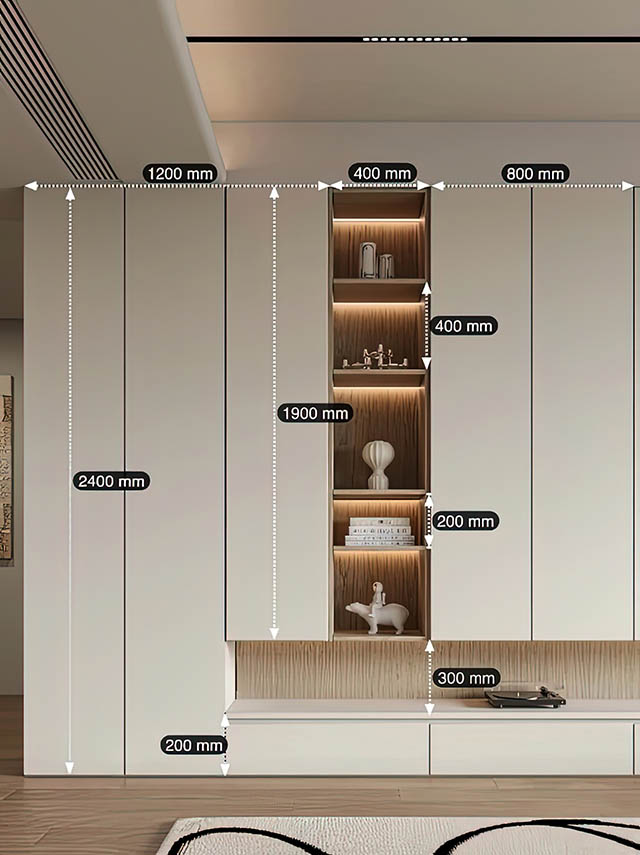 衣櫃衣櫥功能分區4：其他儲物空間10％